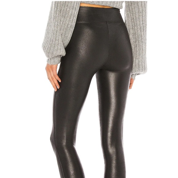 Spanx Faux Leathers Leggings in Black - Picture 4 of 7